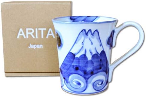 有田焼やきもの市場 Mug Ceramic Coffee Japanese Arita Imari ware Made in Japan Porcelain Mt. Fuji FUJISAN