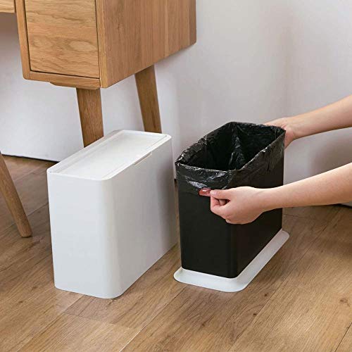 2 mrežasti Točkasti poklopac uskog tipa Toalet kanta za smeće kupaonica kuhinja kanta za smeće