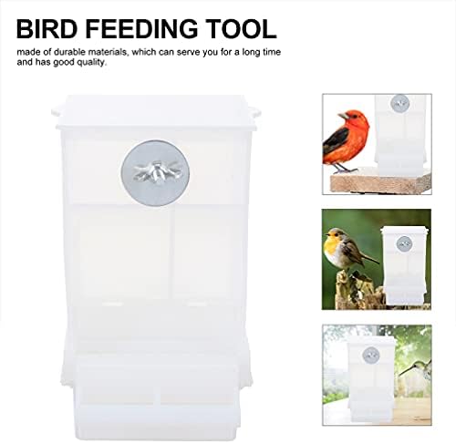 Automatska hranilica za ptice-hranilica za ptice bez nereda, pribor za kavez za hranjenje papiga, pogodan za male i srednje papige