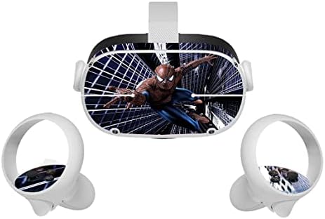 DUYYABROSHOP CRVENI SPIDER HERO film Oculus Quest 2 Skin VR 2 Skins Headsets and Controller naljepnice Zaštitni pribor za naljepnicu