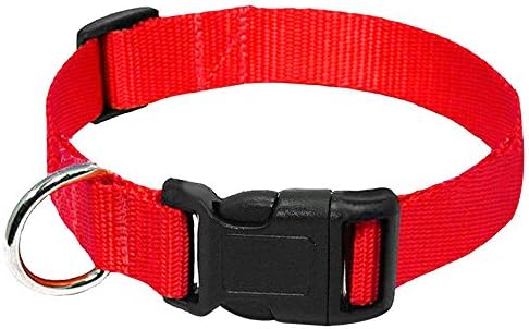 1PC crveni najlonsko obruč za pseće ovratnike teške stiske kopča za kućne ljubimce za male srednje pse chihuahua pas crvena crno plava