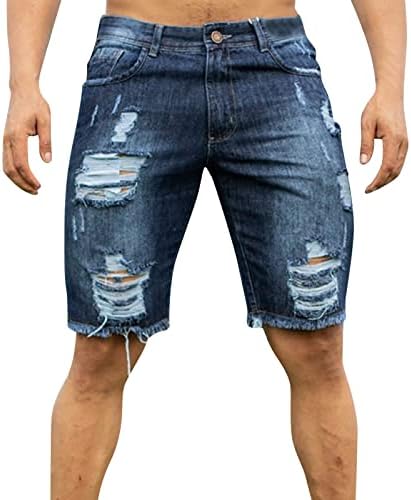 HatOp casual hlače za muškarce hlače za muške kratke kratke hlače proljetni džep ljetni bodybuilding traper traperice