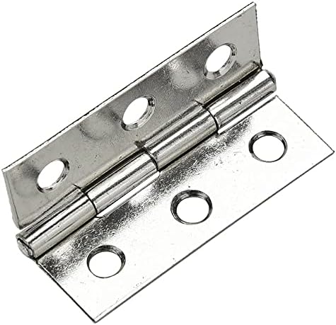 ZHYH 20 PCS srebrni od nehrđajućeg čelika 6 rupa za ugradnju stražnjice Zglobove 2,5 inča dugačka stražnja zgloba