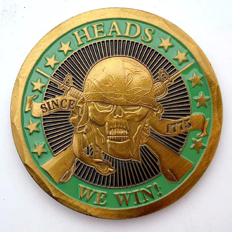 Komemorativna kolekcija novčića američke mornarice Snajperska vojska navijača Lucky Gold Commemorative Coin