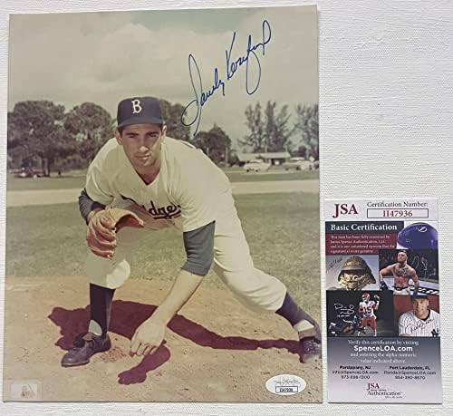 Sandy Koufax potpisala je autografski sjajni 8x10 Photo Los Angeles Dodgers - JSA Autentificirano