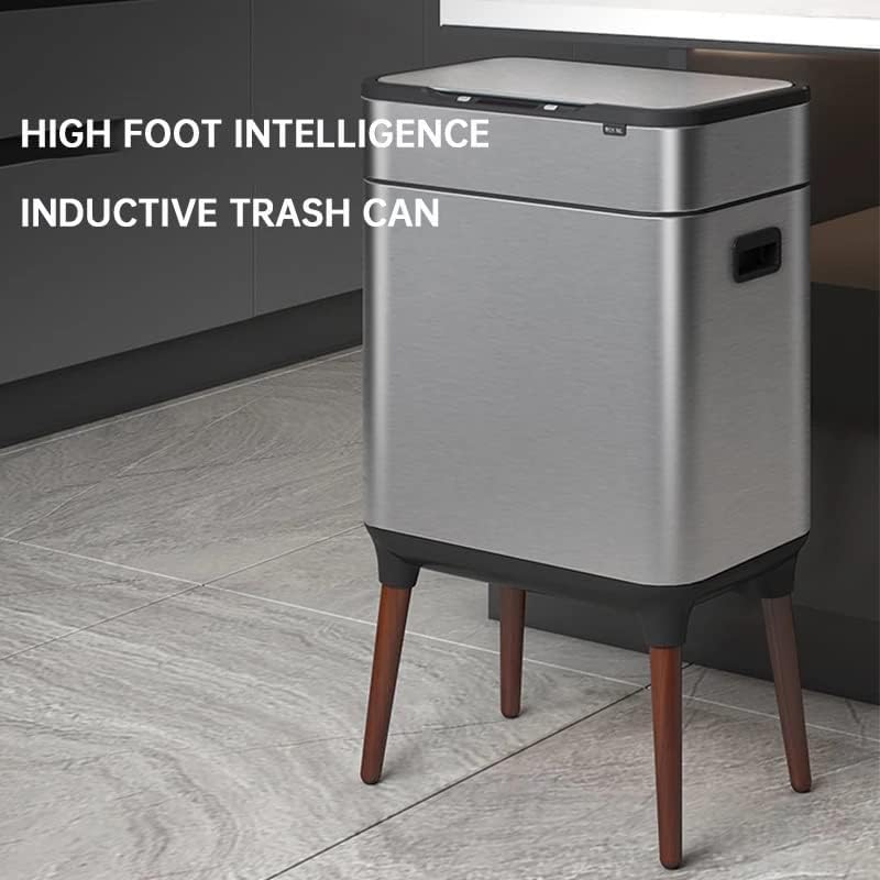 N/pametni senzor kante za smeće od nehrđajućeg čelika kanta za smeće s visokim nogama smeće sortiranje smeća automatsko smeće za otpad