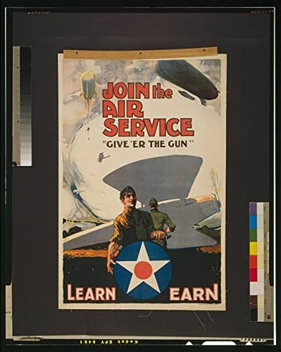 PovijesneFindings Foto: Pridružite se zračnoj službi, prijavi, zapošljavanje, svjetski rat, Prvi svjetski rat, vojska Sjedinjenih Država,