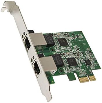 DUAL 2.5 Gigabit Ethernet PCI-E Network Expansion Card RJ45 LAN adapter niski profil Bracket SD-PEX24066