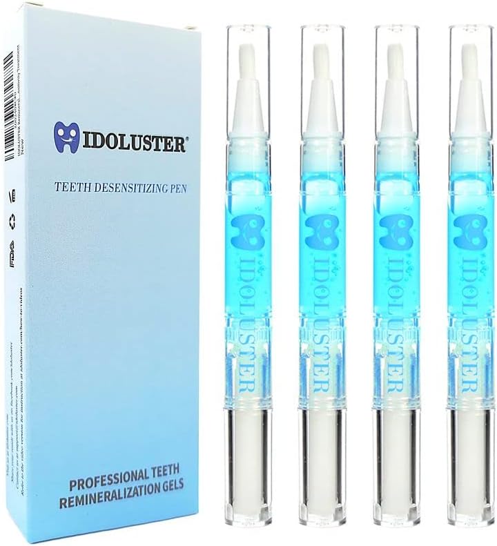 Gel za remineralizaciju idolustera, 4 pakiranja zuba desenzibilizirajući gel olovke, smanjenje osjetljivosti na zube nakon izbjeljivanja
