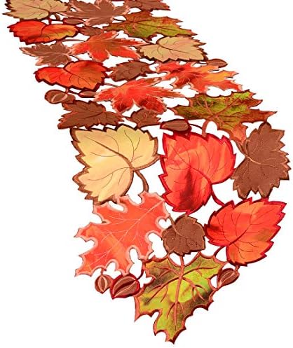 Simhomsen izvezeni lišće trkač stola za Dan zahvalnosti, jesen ili jesen