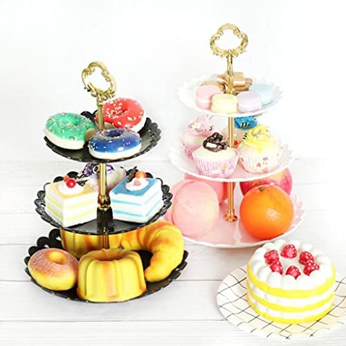 Pladanj za zabave troslojna voćna ploča desertna posuda za slatkiše stalak za torte samopomoć prikaz pladnjevi za ukrašavanje kućnog