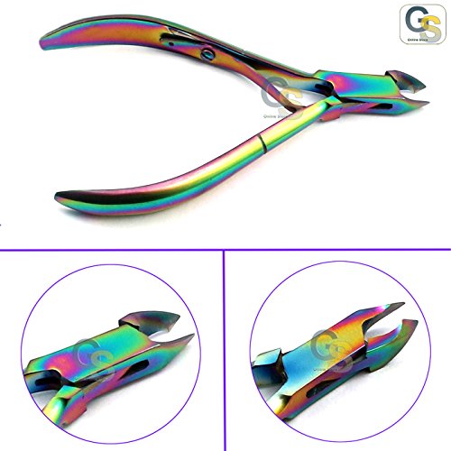 Multi Titanium boja Rainbow Professional Kuticule Nipper nehrđajući čelik