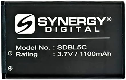 Synergy baterija digitalnog skenera barkoda, kompatibilna s skenerom barkoda Nokia C1-02, ultra visoki kapacitet, zamjena za Nokia