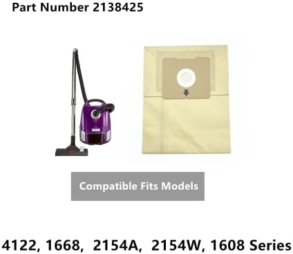 YMIMI 9 Zamjenske vrećice za prašinu za Bissell Zing usisavač ， kompatibilne s 2154a, 2154c, 2154W, 4122, 1668, dio 2138425