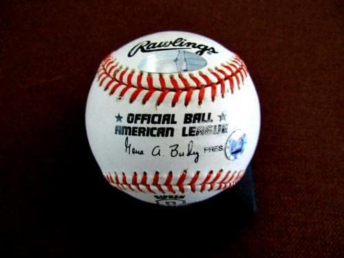 Cal Ripken Jr. Orioles Hof Potpisan auto VTG 2131 OAL Game Baseball Steiner MLB - Autografirani bejzboli