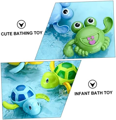 Tofficu igranje vodene igračke za bušenje za bebe dječji igračke igračke za kornjače 3pcs igračka za kupanje kupaonice igračka za kupanje