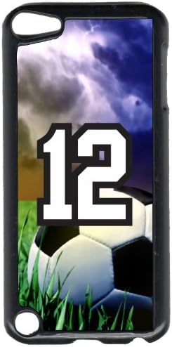 Slučaj iPod Touch odgovara 6. generaciji ili nogometnoj loptu 5. generacije 0100 Odaberite bilo koji dres igrača broj 12 u crnoj plastičnoj