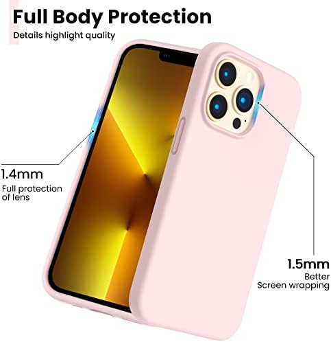 Ornarto tekući silikon otporan na udarce dizajniran za iPhone 13 pro fuse gel guma za zaštitu cijelog tijela za zaštitu od kapka za